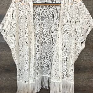 SOLD//Abercrombie&Fitch Cardigan With Fringe